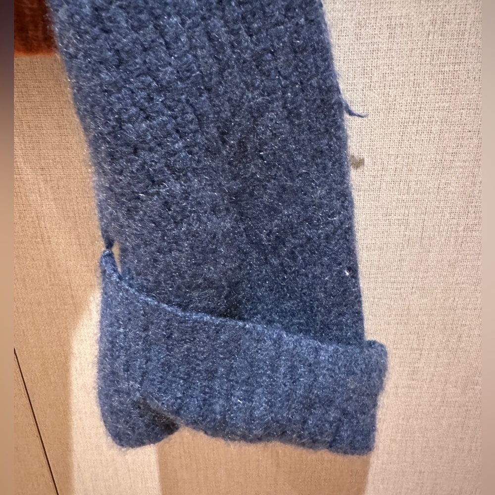 Autumn Cashmere Color Block Turtleneck Cropped Sw… - image 4